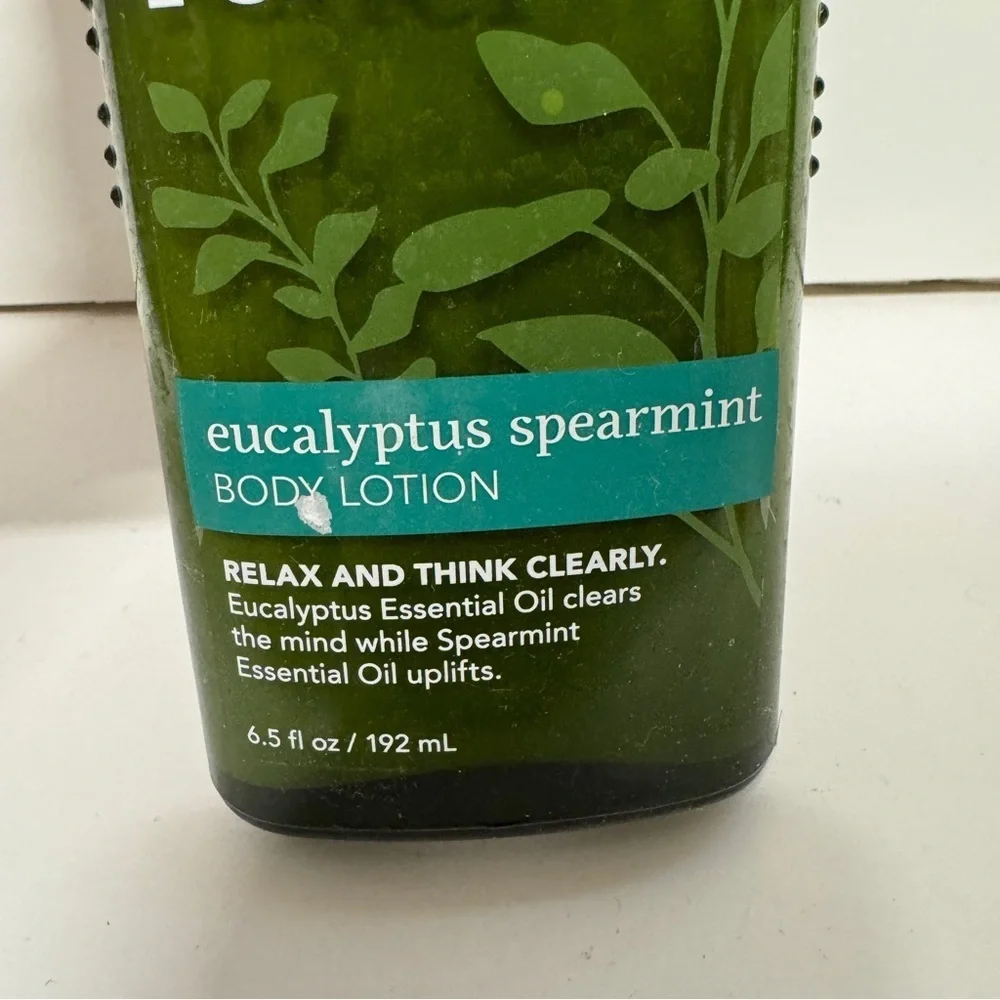 Bath & Body Works Stress Relief Eucalyptus Spearmint Body Lotion 6.5 OZ